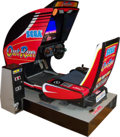 OutRun environmental arkadkabinett