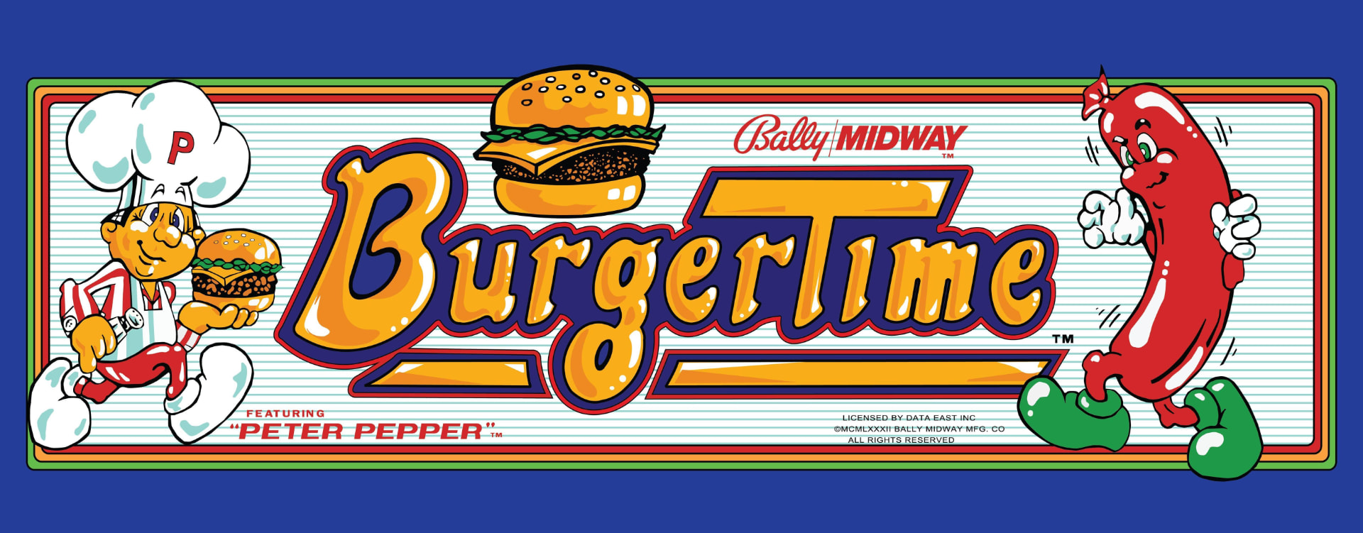 Arkadmarquee: BurgerTime (Bally Midway, 1982)