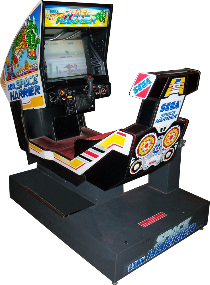 Space Harrier environmental arkadkabinett