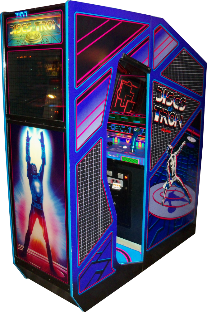 Discs of Tron environmental arkadkabinett
