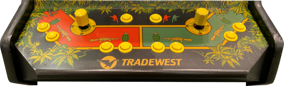 Kontrollpanel: Ikari Warriors — rotary joysticks