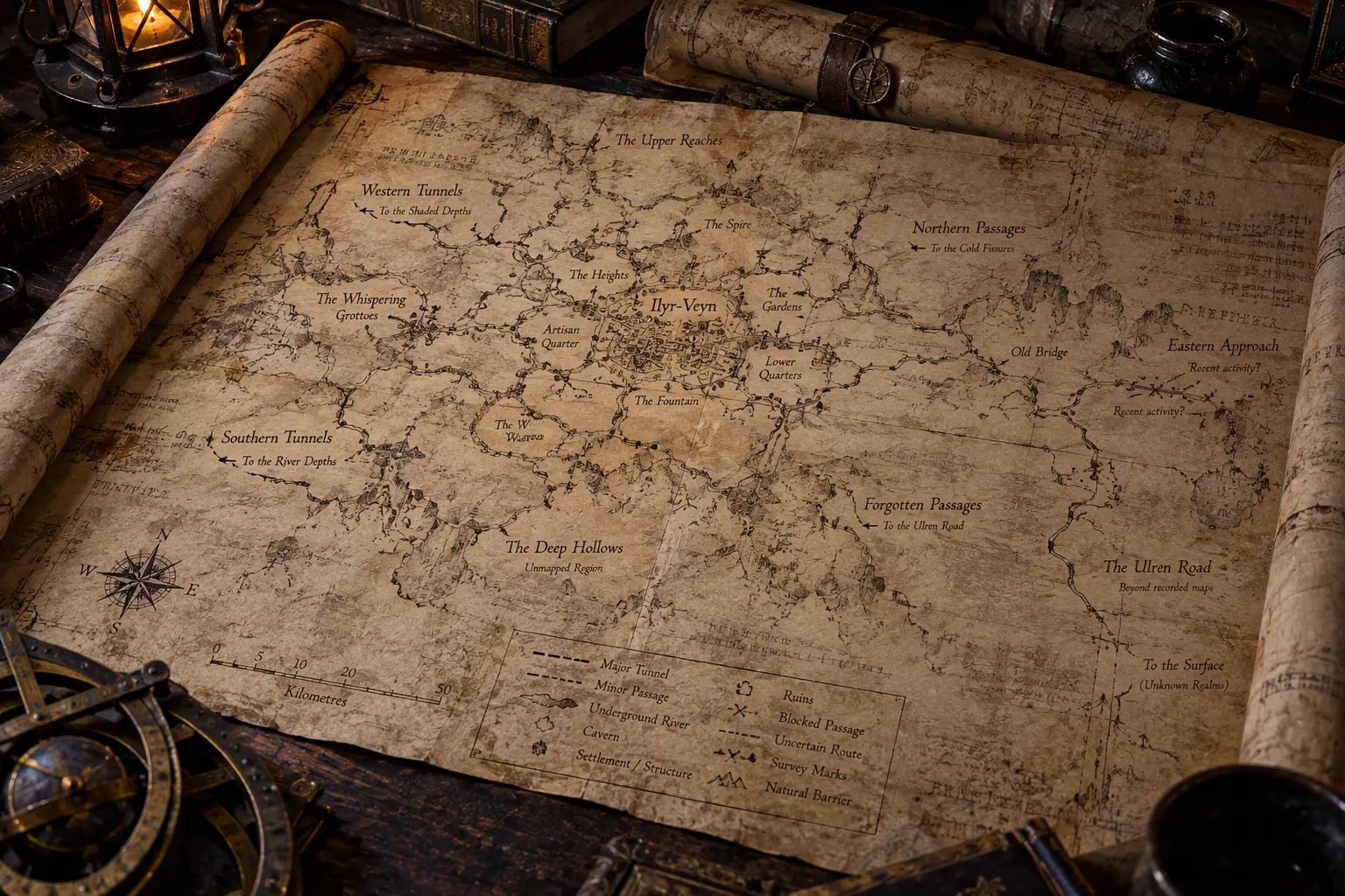 The map of Ilyr-Veyn