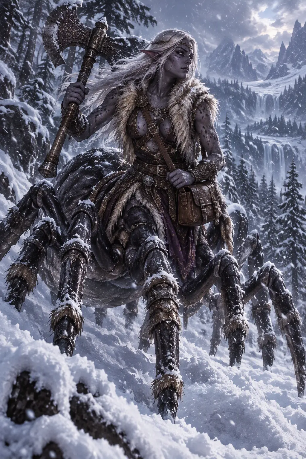 Caught in the snow