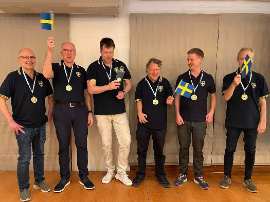 Svenska laget som blev världsmästare i lag 2025