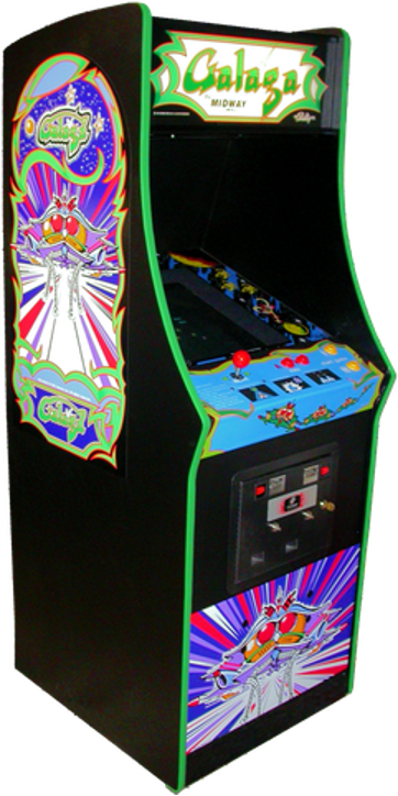 Galaga arkadkabinett